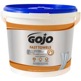 Gojo® Fast Towels Hand/Surface Cleaner, White