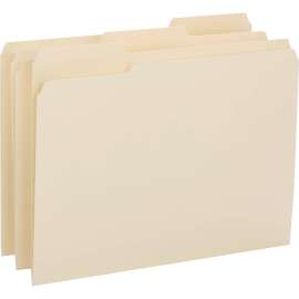 Bus. Source 1/3-cut 1-ply Tab File Folders
