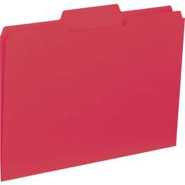Bus. Source 1/3-cut Colored Interior File Folders