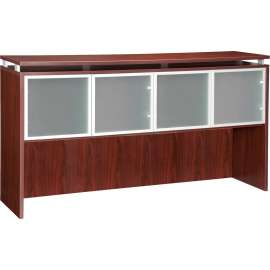 Lorell Ascent Mahogany Laminate Desking
