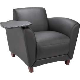 Lorell Reception Seating Collection Chair with Tablet