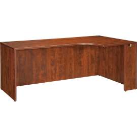 Lorell Essentials Series Cherry Laminate Desking
