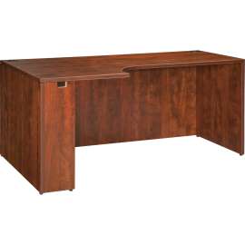 Lorell Essentials Series Cherry Laminate Desking