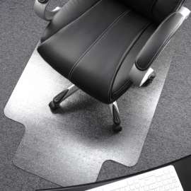 Floortex Low/Med Pile Rectangular Chairmat w/Lip