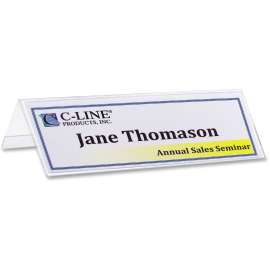 C-Line Laser Inkjet Printable Plastic Tent Holder