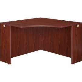Lorell Essentials Mahogany Laminate Desking