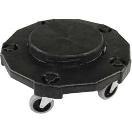Genuine Joe Trash Receptacle Round Dollies