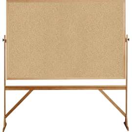 Ghent Reversible Cork Bulletin Board with Wood Frame
