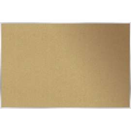 Ghent Natural Cork Bulletin Board with Aluminum Frame
