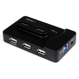 StarTech.com 6 Port USB 3.0 / USB 2.0 Combo Hub with 2A Charging Port
