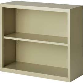 Lorell Fortress Series Putty Steel Bookcase
