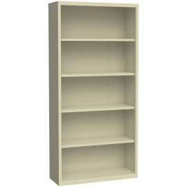 Lorell Fortress Series Putty Steel Bookcase