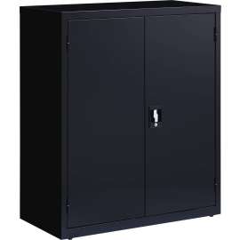 Lorell Fortress Steel Black Storage Cabinet