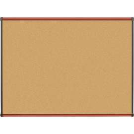 Lorell Cherry Finish Natural Cork Board