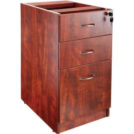 Lorell Essentials Series Cherry Laminate Desking