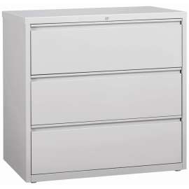 Lorell Telescoping Suspension Gray Lateral File