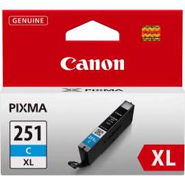 6449B001 (CLI-251XL) ChromaLife100+ High-Yield Ink, 695 Page-Yield, Cyan