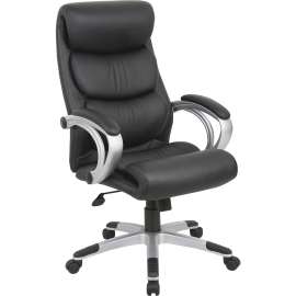 Lorell Executive High-back Swivel Leather Chair