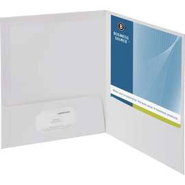 Bus. Source Laminated Cover 2-pocket Portfolio