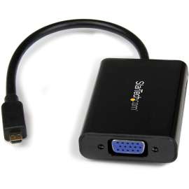 StarTech.com Micro HDMI® to VGA Adapter Converter with Audio for Smartphones / Ultrabooks / Tablets
