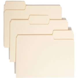SuperTab Top Tab File Folders, 1/3-Cut Tabs, Letter Size, 11 pt. Manila, 24/Pack