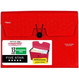 Mead Five Star 13-pocket Poly Expanding File