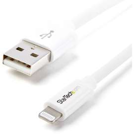 StarTech.com 1m (3ft) White Apple® 8-pin Lightning Connector to USB Cable for iPhone / iPod / iPad