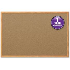 Cork Bulletin Board, 36 x 24, Oak Frame