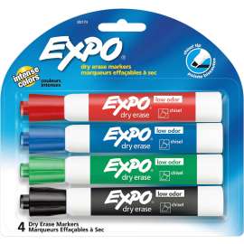 Sanford Expo Low-Odor Dry Erase Chisel Tip Markers