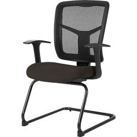 Lorell Adjustable Arms Mesh Guest Chair