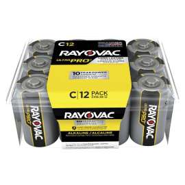 Ultra Pro Alkaline C Batteries, 12/Pack
