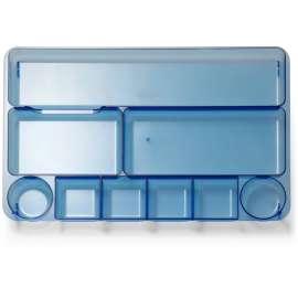 Officemate Blue Glacier 9-comprtmt Drawer Tray