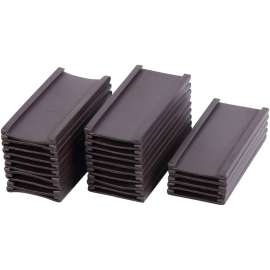 Magnetic Card Holders, 2w x 1h, Black, 25/Pack