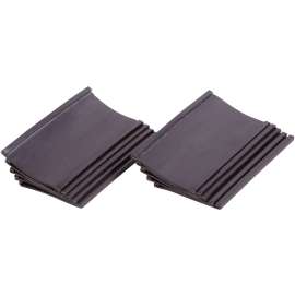 Magnetic Card Holders, 3"w x 1 3/4"h, Black, 10/Pack