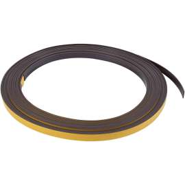 Magnetic Adhesive Tape Roll, 1/2" x 50 Ft., Black