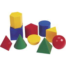 Learning Res. Large 3" Geometric Shapes Set