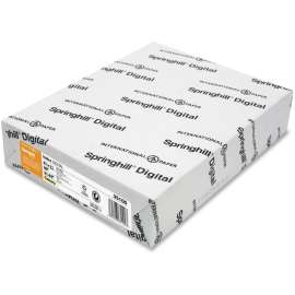 Springhill 8.5x11 Inkjet, Laser Printable Multipurpose Card Stock - Canary - Recycled