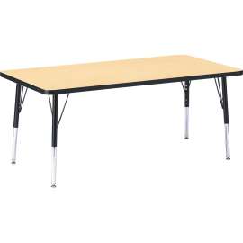 Jonti-Craft Berries Maple Top/Edge Rectangle Table