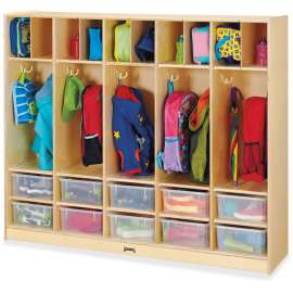 Jonti-Craft Rainbow Accents Large Locker Organizer, Baltic, 1 Each