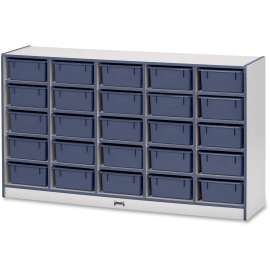 Jonti-Craft Rainbow Accents Mobile Tub Bin Storage