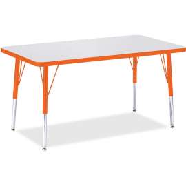 Jonti-Craft Berries Elementary Height Color Edge Rectangle Table
