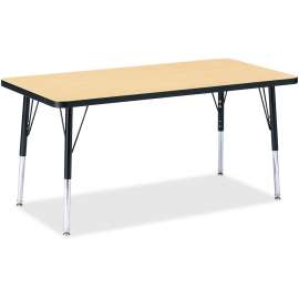 Jonti-Craft Berries Elementary Height Color Top Rectangle Table