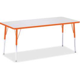 Jonti-Craft Berries Adult Height Color Edge Rectangle Table