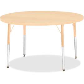 Jonti-Craft Berries Elementary Height. Maple Top/Edge Round Table