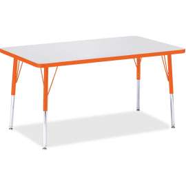 Jonti-Craft Berries Adult Height Color Edge Rectangle Table