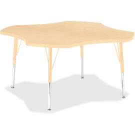 Jonti-Craft Berries Elementary Maple Laminate Four-leaf Table