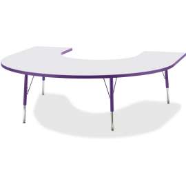 Jonti-Craft Berries Elementary Height Prism Edge Horseshoe Table