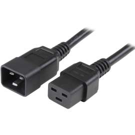 StarTech.com 3 ft Heavy Duty 14 AWG Computer StarTech.com Power Cord - C19 to C20