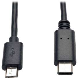USB 2.0 Cable, USB Micro-B to USB Type-C (USB-C) (M/M), 6 ft.