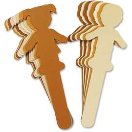 Creativity Street People-shaped Wood Craft Sticks